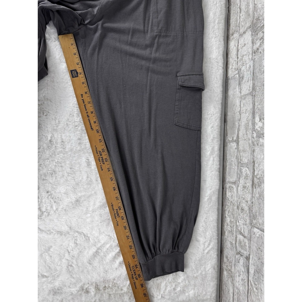 AnyBody Pebble Grey Cozy Knit Cropped Jogger Pant Pockets Pull On Size 1x - Picture 6 of 11